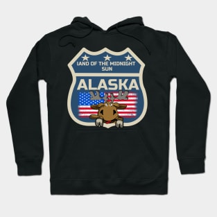 Alaska land of the midnight sun Hoodie